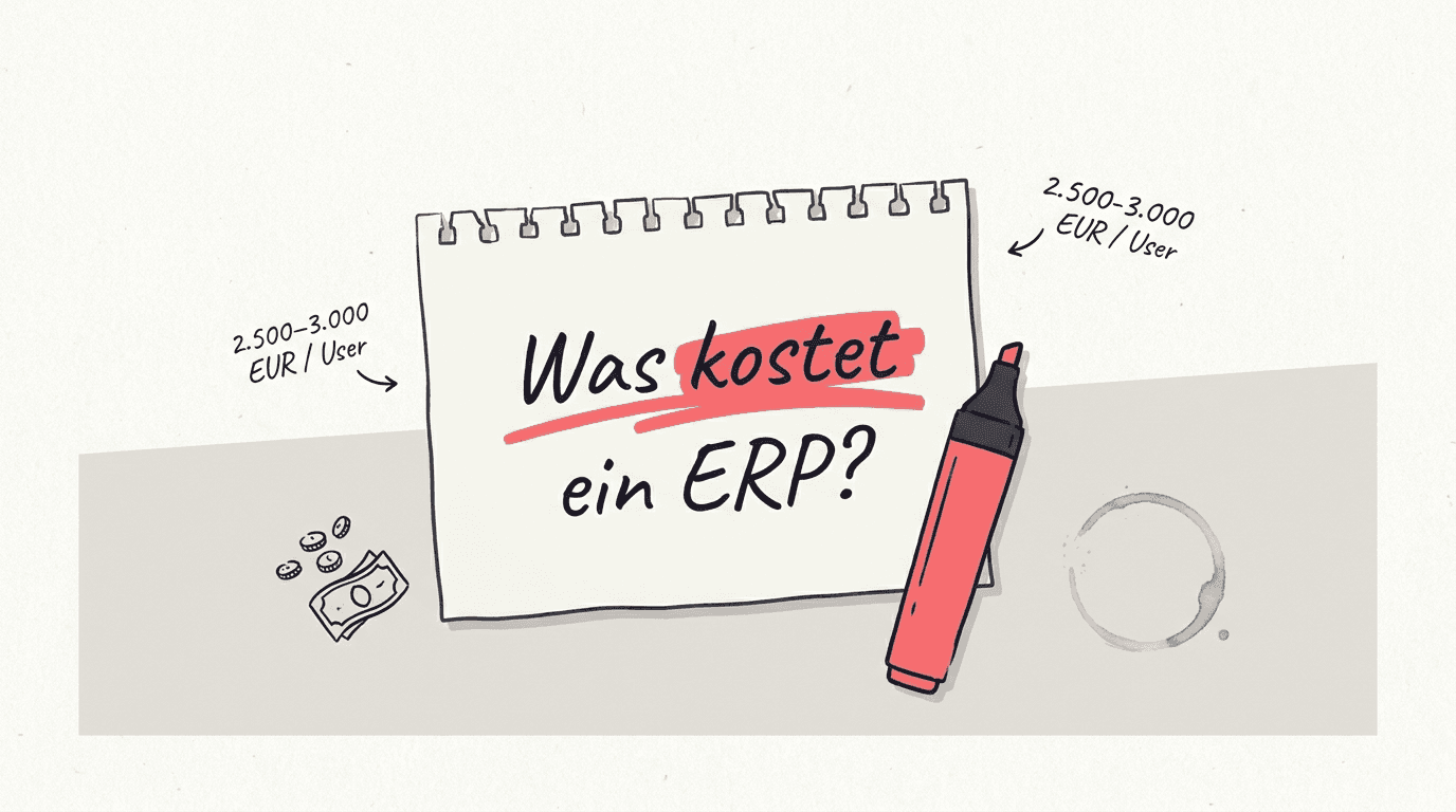 ERP-Einführung Kosten: 6 Wahrheiten, die in keiner Studie stehen - Titelbild